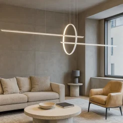 Lampadari Moderni-Vivida International Lampadario moderno vivida in&out bianco led 52w 3000k 4000k