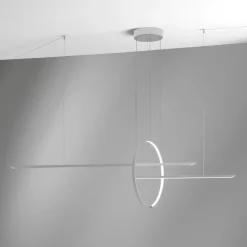 Lampadari Moderni-Vivida International Lampadario moderno vivida in&out bianco led 52w 3000k 4000k