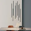 Lampadari Moderni-Selezionato da Mazzolaluce Lampadario nero cilindri pendenti per sala da pranzo moderna