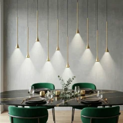 Lampadari Moderni-Fabas Luce Lampadario nero con lampade a sospensione ottone susa