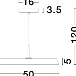 Lampadari Cucina-Selezionato da Mazzolaluce Lampadario nero design piatto tondo per tavolo sala da pranzo moderna