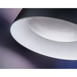 Lampadari Moderni-Stilnovo Lampadario nero led dimmerabile 36w 3000k moderno oxygen