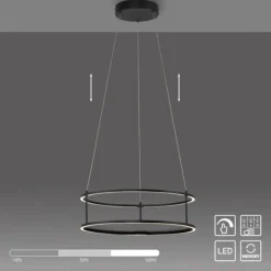 Lampadari Moderni-Selezionato da Mazzolaluce Lampadario nero porta oggetti a sospensione rotondo per cucina
