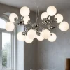 Lampadari Moderni-Ideal Lux Lampadario nodi sp15 bianco design particolare per soggiorno