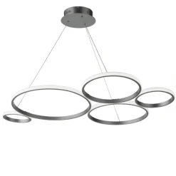Lampadari Moderni-Ondaluce Lampadario so pois silver led 60w 3000k moderno