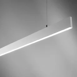Lampadari Cucina-Vivida International Lampadario orizzontale da cucina bianco led 36w vivida segmento