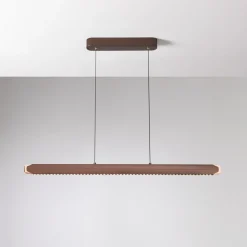Lampadari Cucina-Vivida International Lampadario orizzontale per tavolo cucina bronzo led 55w 3000k vivida blade