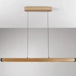 Lampadari Cucina-Vivida International Lampadario orizzontale per tavolo cucina oro led 55w 3000k vivida blade