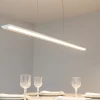 Lampadari Cucina-Top Light Lampadario orizzontale per tavolo cucina bianco 42w cct malika