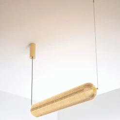 Lampadari Moderni-Selezionato da Mazzolaluce Lampadario orizzontale per tavolo sala da pranzo diffusore acrilico