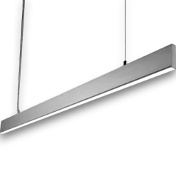 Lampadari Cucina-Vivida International Lampadario orizzontale titanio per tavolo cucina led 36w cct vivida segmento