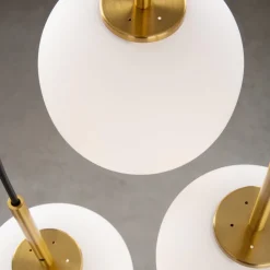 Lampadario Camera Da Letto-Selezionato da Mazzolaluce Lampadario oro 3 luci a grappolo per camera da letto