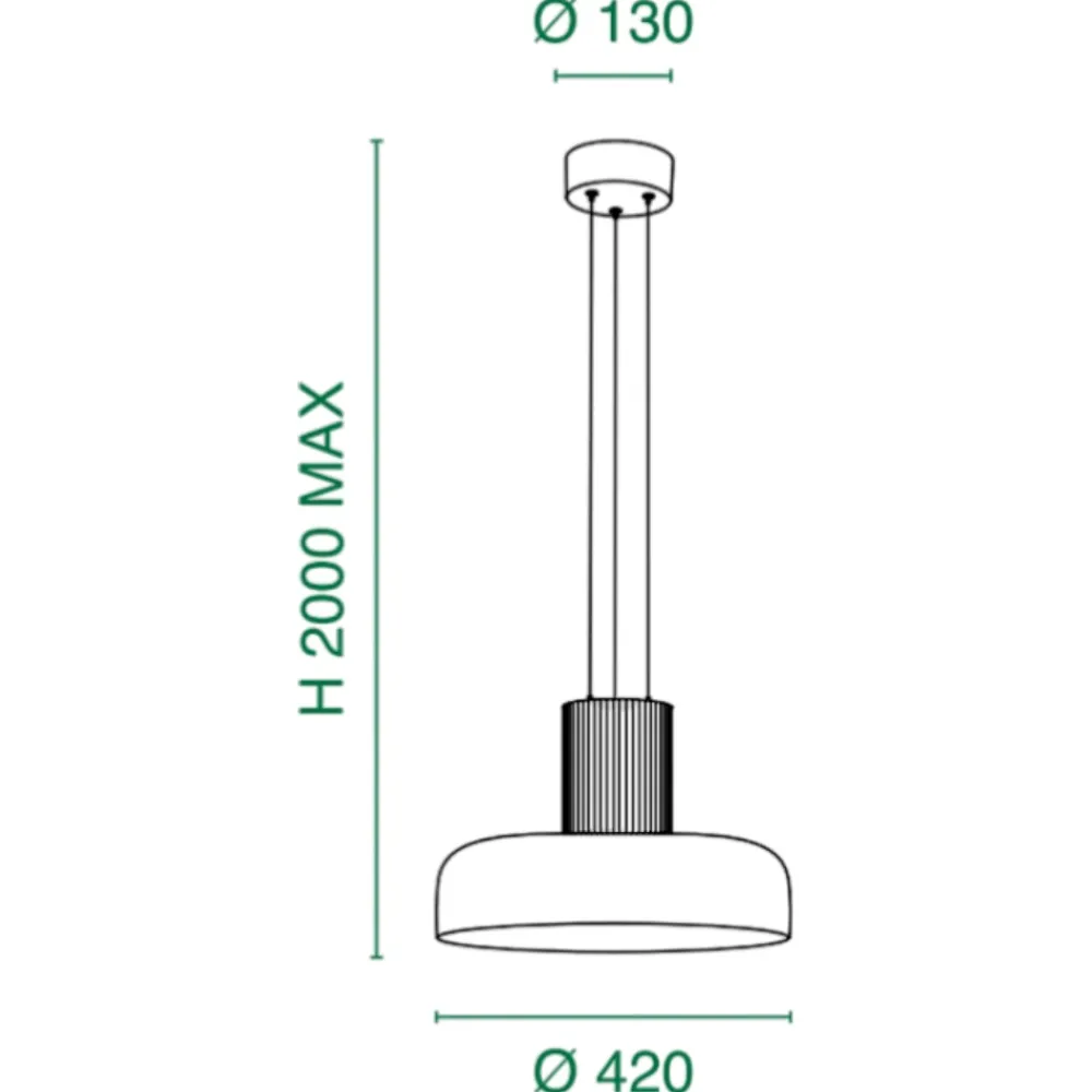 Lampadari Cucina-Fabas Luce Lampadario oro per cucina cupola vetro nero lunar
