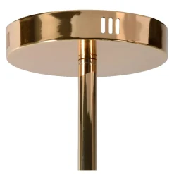 Lampadari Moderni-Selezionato da Mazzolaluce Lampadario oro sfere di vetro fume moderno per soggiorno
