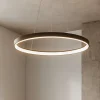 Lampadari Moderni-Vivida International Lampadario ovale moderno vivida lifering-o bronzo led 50w 3000k 4000k