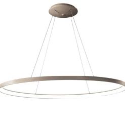 Lampadari Moderni-Vivida International Lampadario ovale sabbia moderno vivida lifering-o led 80w 3000k 4000k