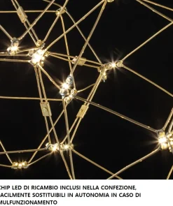 Lampadari Moderni-Selezionato da Mazzolaluce Lampadario palla sfera nera design moderna led 21w 3000k