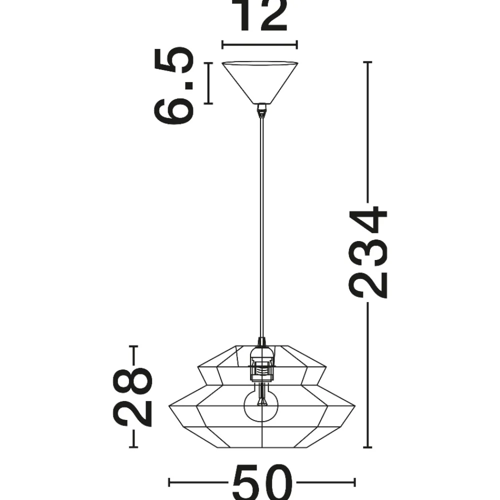 Lampadari Moderni-Selezionato da Mazzolaluce Lampadario paralume di rattan naturale 50 cm
