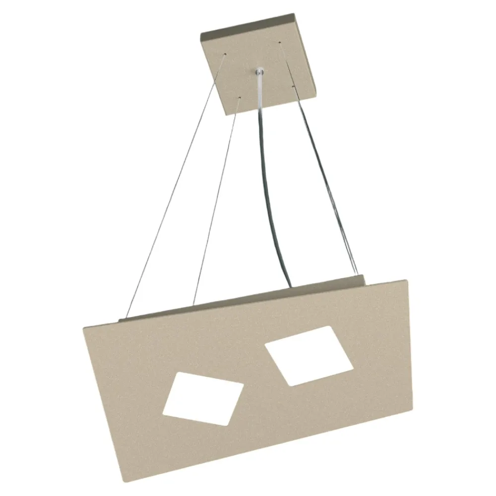 Lampadari Moderni-Top Light Lampadario particolare moderno sabbia design rettangolare