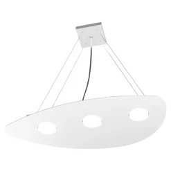 Lampadari Moderni-Top Light Lampadario particolare moderno bianco per soggiorno toplight shape