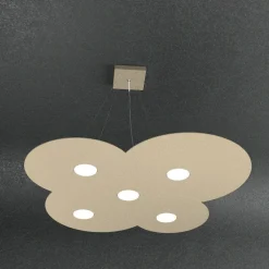 Lampadari Moderni-Top Light Lampadario particolare per soggiorno moderno sabbia
