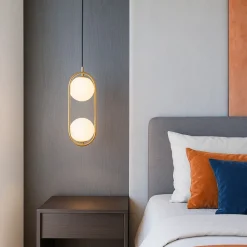 Lampadario Camera Da Letto-Selezionato da Mazzolaluce Lampadario pendente oro per comodini camera da letto