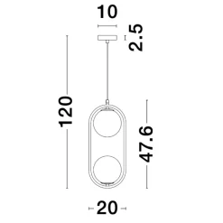Lampadario Camera Da Letto-Selezionato da Mazzolaluce Lampadario pendente oro per comodini camera da letto