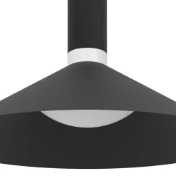 Lampadari Moderni-Eglo Lampadario 3 pendenti nero led rgb 2700k a 6500k controllo app conomavilla per sala da pranzo