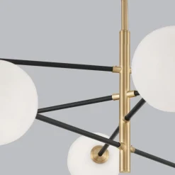 Lampadario Camera Da Letto-Selezionato da Mazzolaluce Lampadario per camera da letto design oro nero