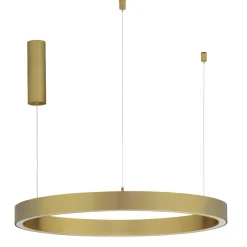 Lampadario Camera Da Letto-Selezionato da Mazzolaluce Lampadario per camera da letto led 3000k triac dimmerable oro 80 cm