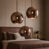 Lampadario Camera Da Letto-Top Light Lampadario per camera da letto sfere rame
