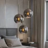 Lampadario Camera Da Letto-Top Light Lampadario per camera da letto vetri cromo