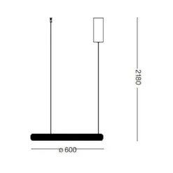 Lampadario Camera Da Letto-Ideal Lux Lampadario per camera da letto miracle sp d60 cerchio led