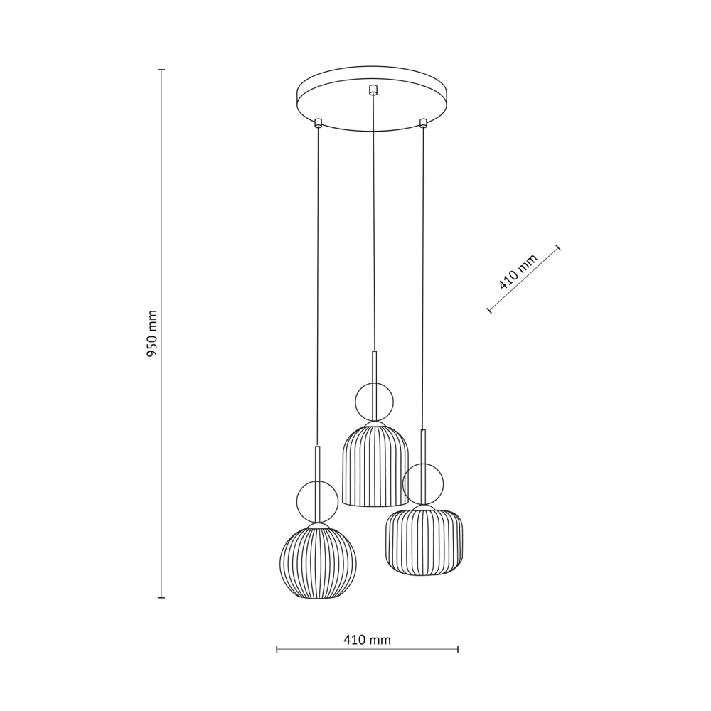 Lampadario Camera Da Letto-Selezionato da Mazzolaluce lampadario per camera da letto stile contemporaneo 3 vetri pendenti bianco ambra