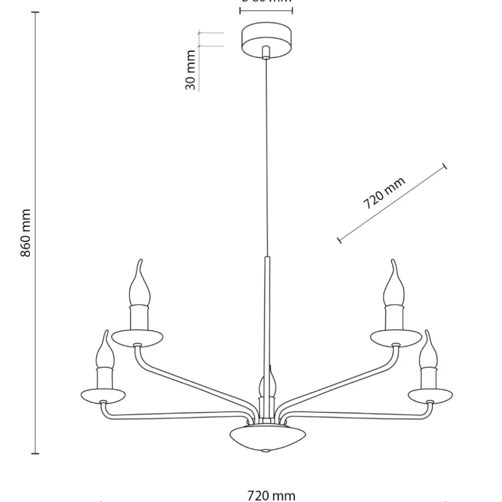 Lampadario Camera Da Letto-Selezionato da Mazzolaluce Lampadario per camera da letto contemporanea nero 5 bracci e14