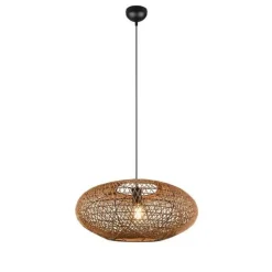 Lampadario Camera Da Letto-Selezionato da Mazzolaluce Lampadario per camera da letto in fibre naturali