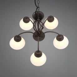 Lampadario Camera Da Letto-Selezionato da Mazzolaluce Lampadario per camera da letto effetto ferro battuto