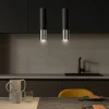 Lampadari Cucina-Selezionato da Mazzolaluce Lampadario per cucina cilindri nero cromo lucido
