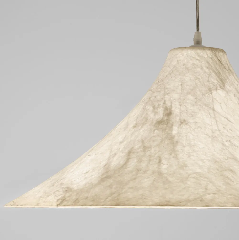 Lampadari Cucina-Selezionato da Mazzolaluce Lampadario per cucina 65cm in seta bianca cupola moderna