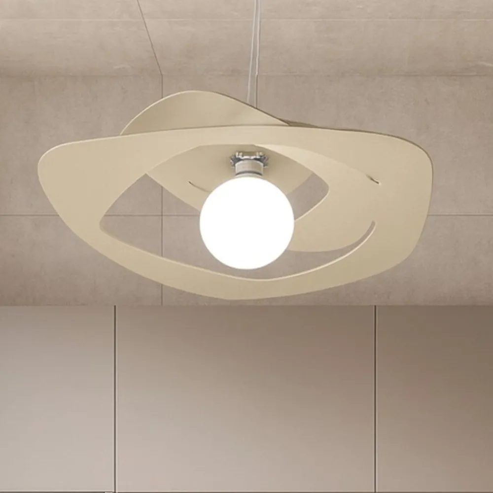 Lampadari Cucina-Top Light Lampadario per cucina 50cm moderna sabbia toplight warped