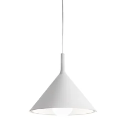 Lampadari Cucina-Gea Luce Lampadario per cucina cono bianco