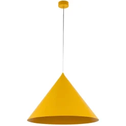 Lampadari Cucina-Selezionato da Mazzolaluce Lampadario per cucina cono giallo 50cm