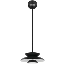 Lampadari Cucina-Selezionato da Mazzolaluce Lampadario per cucina di metallo nero design moderno