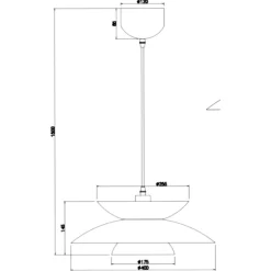 Lampadari Cucina-Selezionato da Mazzolaluce Lampadario per cucina di metallo nero design moderno