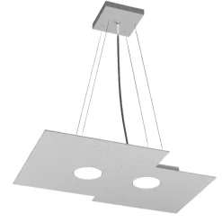 Lampadari Cucina-Top Light Lampadario per cucina grigio toplight plate