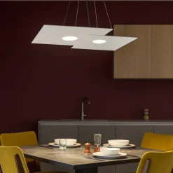 Lampadari Cucina-Top Light Lampadario per cucina grigio toplight plate