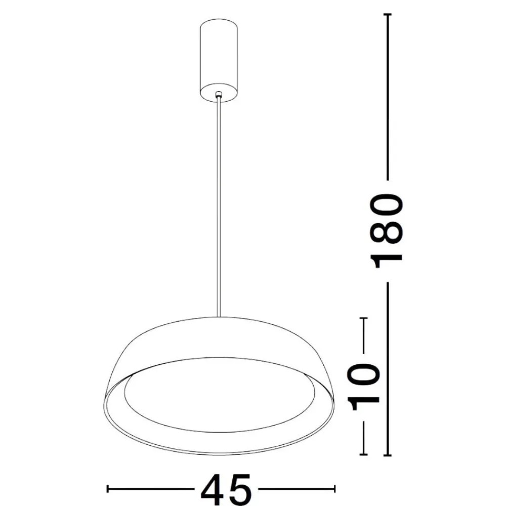 Lampadari Cucina-Selezionato da Mazzolaluce Lampadario per cucina led 40w 3000k bianco effetto legno