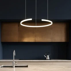 Lampadari Cucina-Vivida International Lampadario per cucina led 30w 3000k 4000k olympic bianco