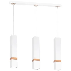 Lampadari Cucina-Selezionato da Mazzolaluce Lampadario per cucina moderna bianco legno fp