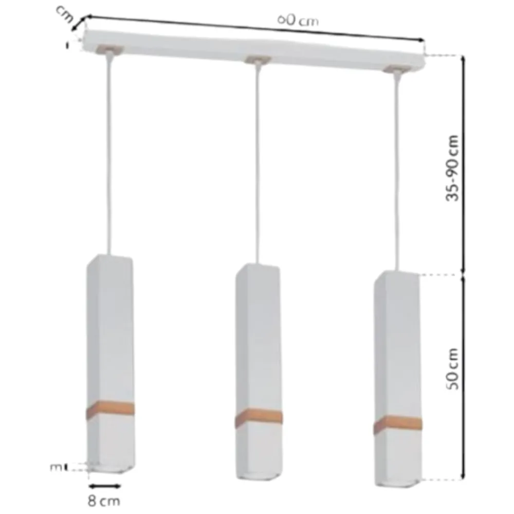 Lampadari Cucina-Selezionato da Mazzolaluce Lampadario per cucina moderna bianco legno fp